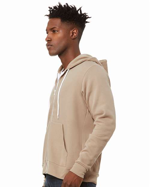 BELLA + CANVAS 3739 Tan — on model side