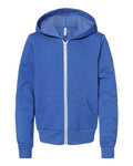 BELLA + CANVAS 3739Y Heather True Royal — front