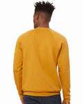 BELLA + CANVAS 3901 Heather Mustard — on model back