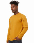 BELLA + CANVAS 3901 Heather Mustard — on model side
