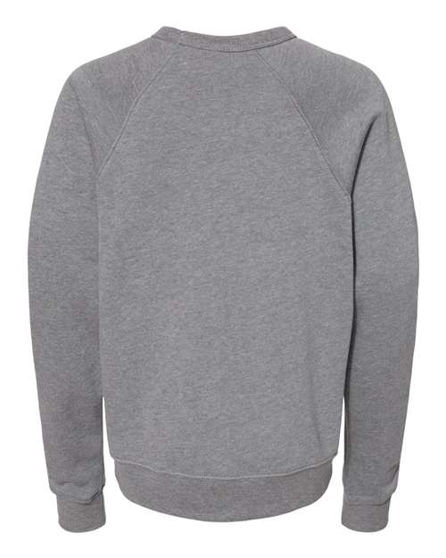 BELLA + CANVAS 3901Y Deep Heather — back