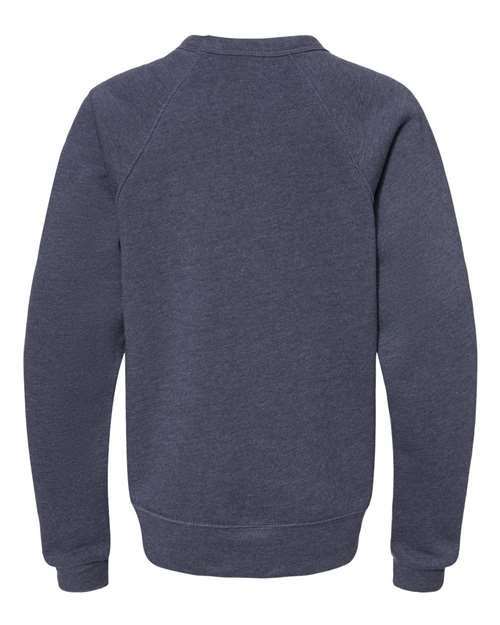 BELLA + CANVAS 3901Y Heather Navy — back