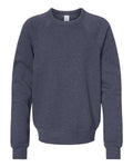 BELLA + CANVAS 3901Y Heather Navy — front