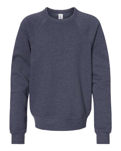 BELLA + CANVAS 3901Y Heather Navy — front