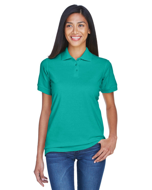 Women's Classic Piqué Polo - Jade