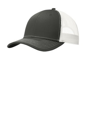 Snapback Trucker Cap - Gray Steel / White