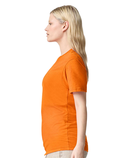 Unisex CVC T-Shirt - Heather Orange