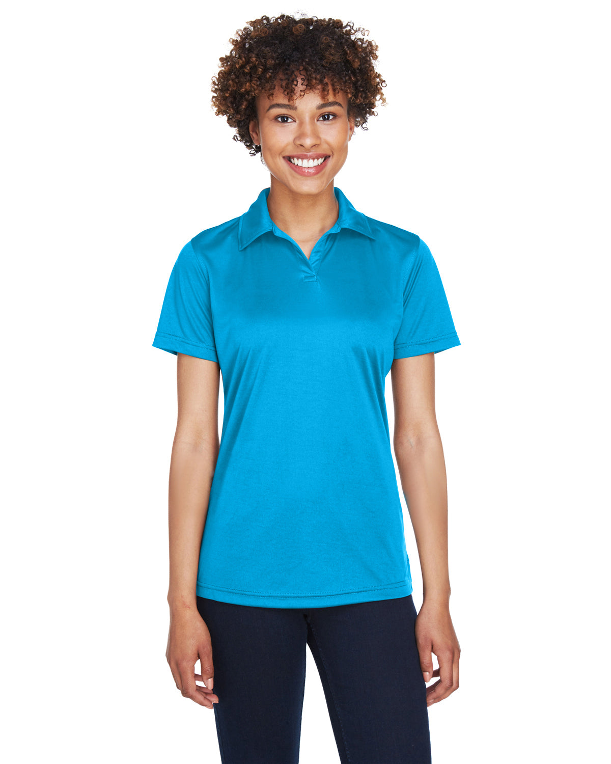 Women's Cool & Dry Sport Performance Interlock Polo - Sapphire