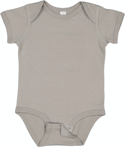Infant Fine Jersey Bodysuit - Titanium