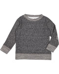 Toddler Harborside Melange French Terry Crew - Smoke Melange