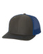 Richardson 112 - Snapback Trucker Cap - Charcoal / Royal