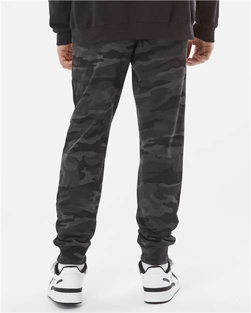 Independent Trading Co. IND20PNT Black Camo — on model back