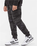 Independent Trading Co. IND20PNT Black Camo — on model side