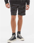 Independent Trading Co. IND20SRT Black Camo — on model front