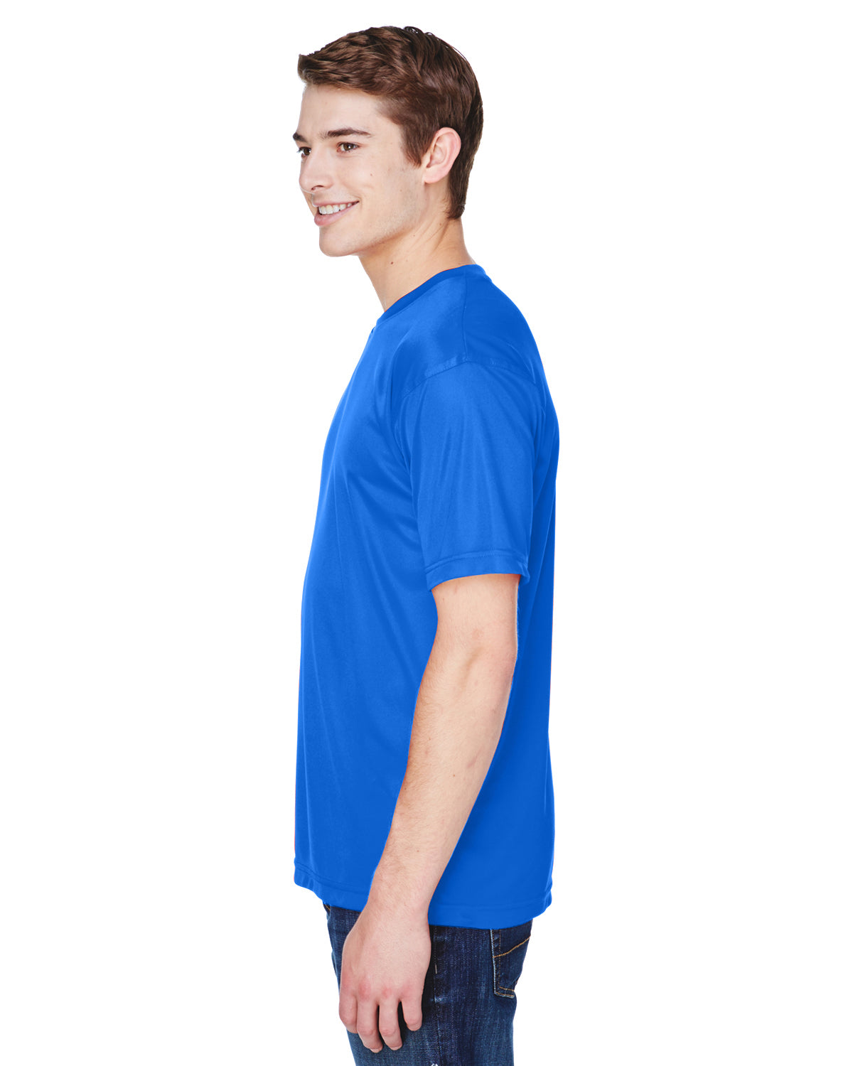 Men's Cool & Dry Basic Performance T-Shirt - Royal