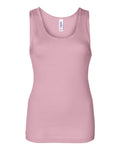 Women's Baby Rib Tank - Pink