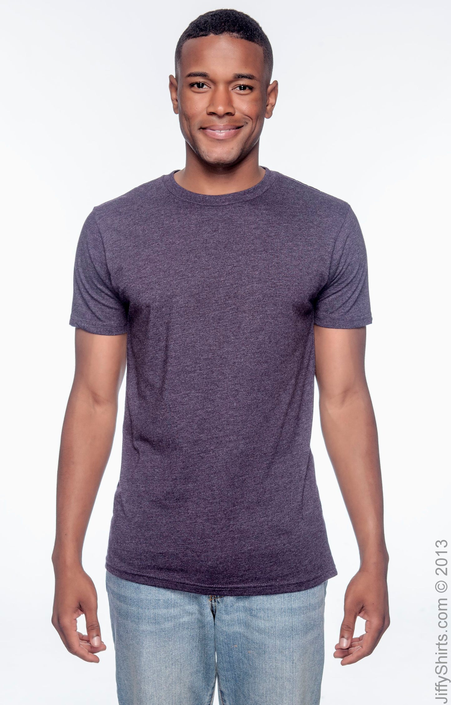 Men's Blended Eco T-Shirt - Eggplant