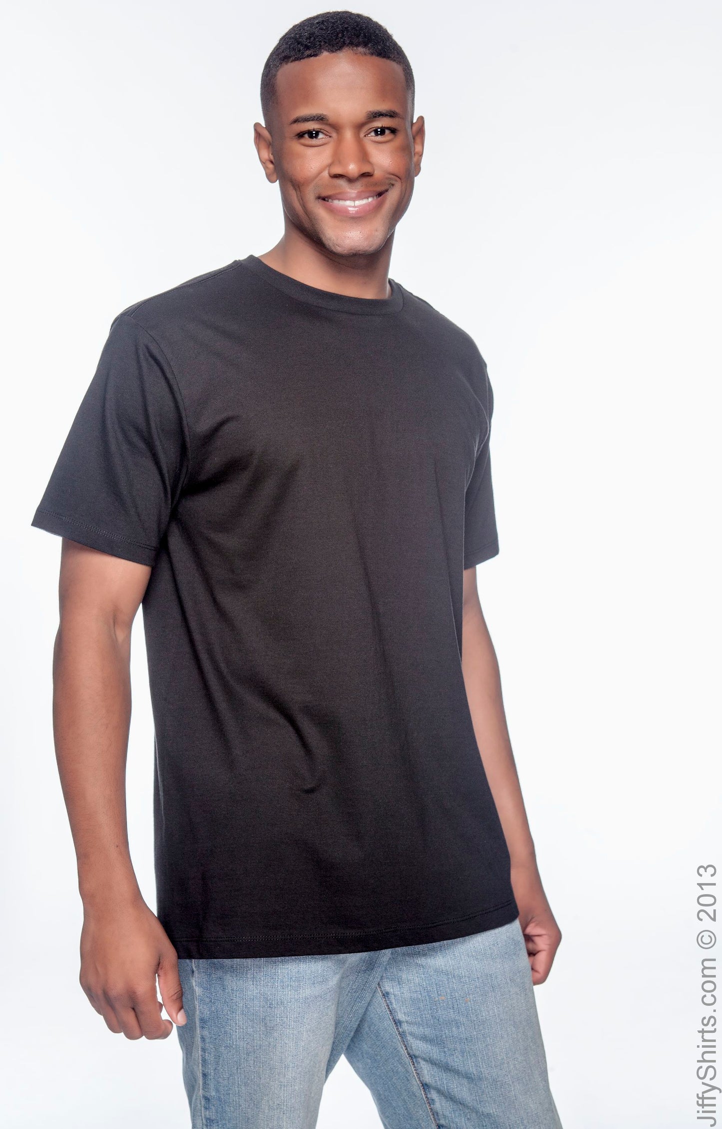 Men's Ringspun Fashion T-Shirt - Black