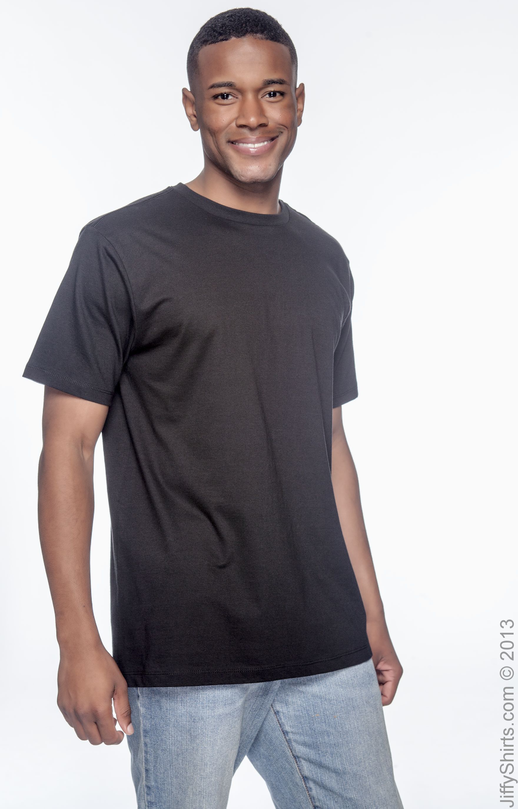 Men's Ringspun Fashion T-Shirt - Black