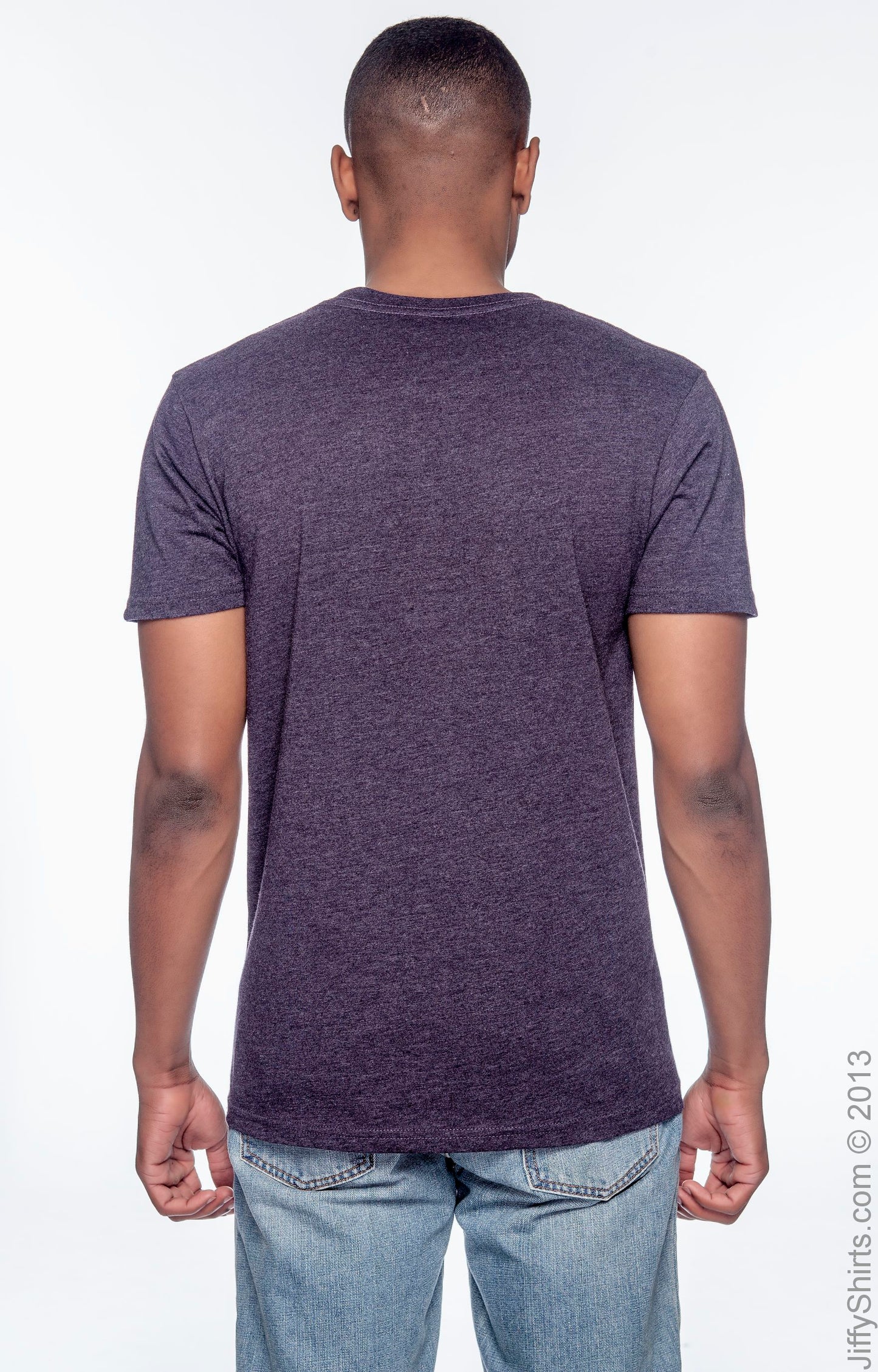 Men's Blended Eco T-Shirt - Eggplant