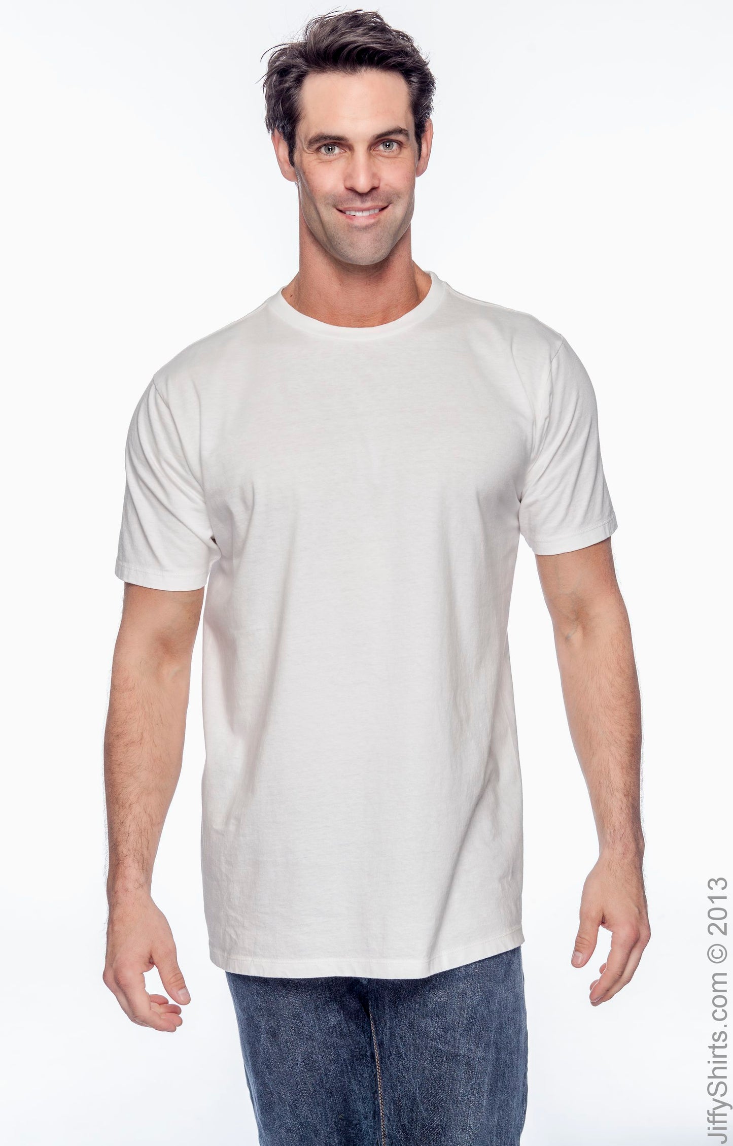 Men's Ringspun Fashion T-Shirt - White