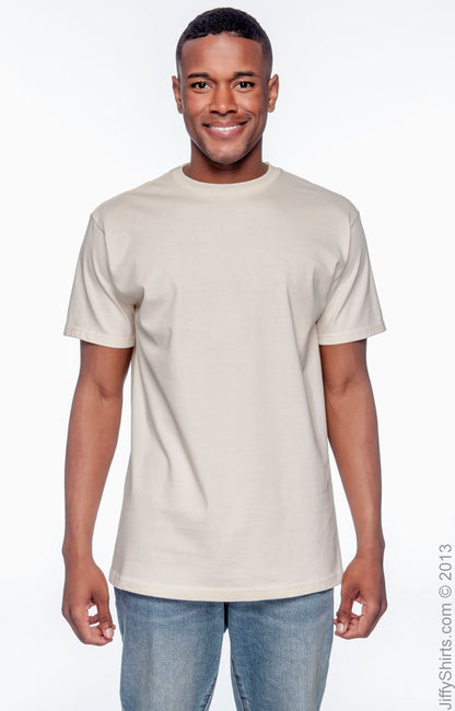 Men's 100% Organic Cotton Classic Short-Sleeve T-Shirt - Natural