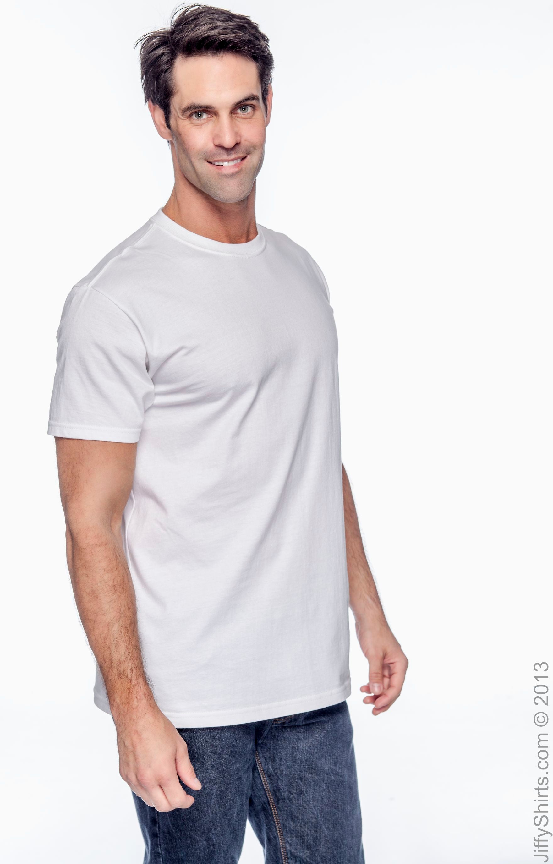 Men's 100% Organic Cotton Classic Short-Sleeve T-Shirt - White