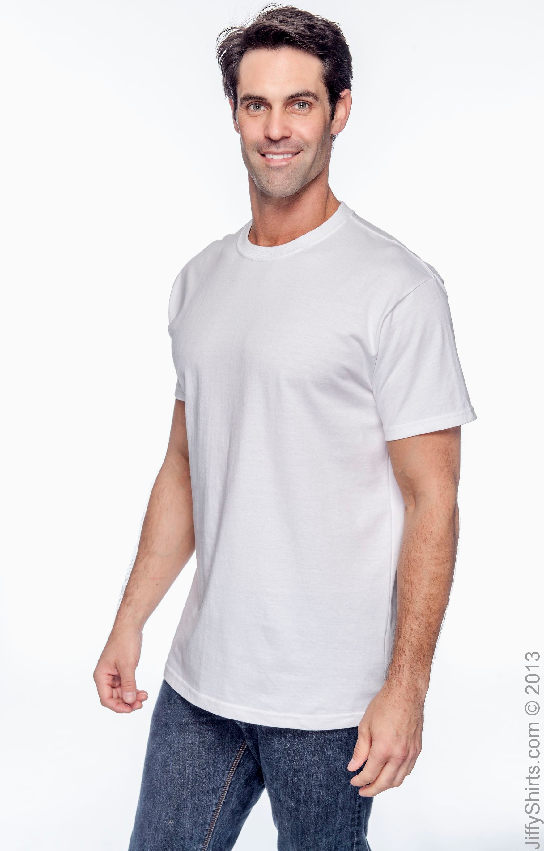 Men's 100% Organic Cotton Classic Short-Sleeve T-Shirt - White
