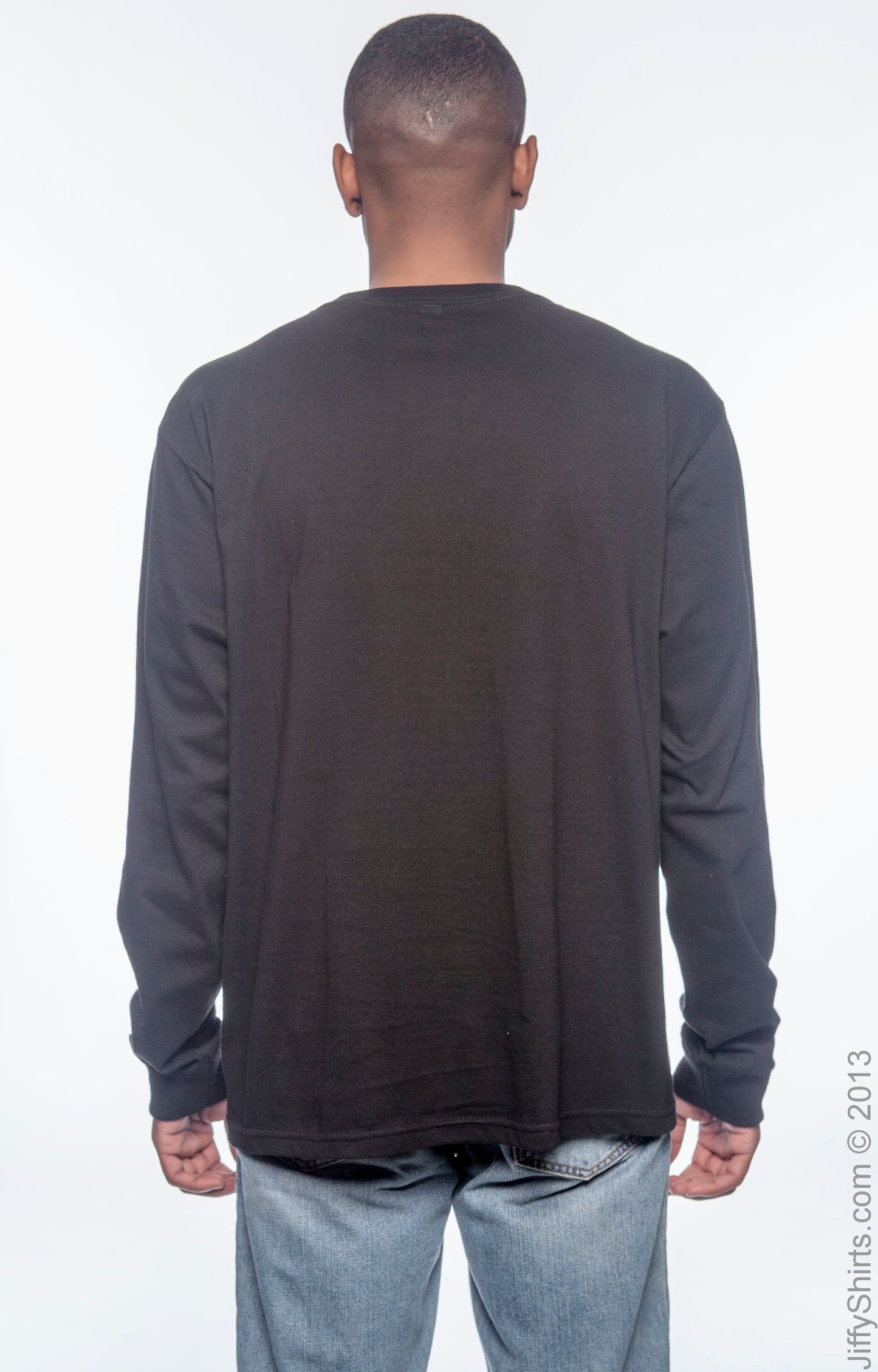 Men's 100% Organic Cotton Classic Long-Sleeve T-Shirt - Black