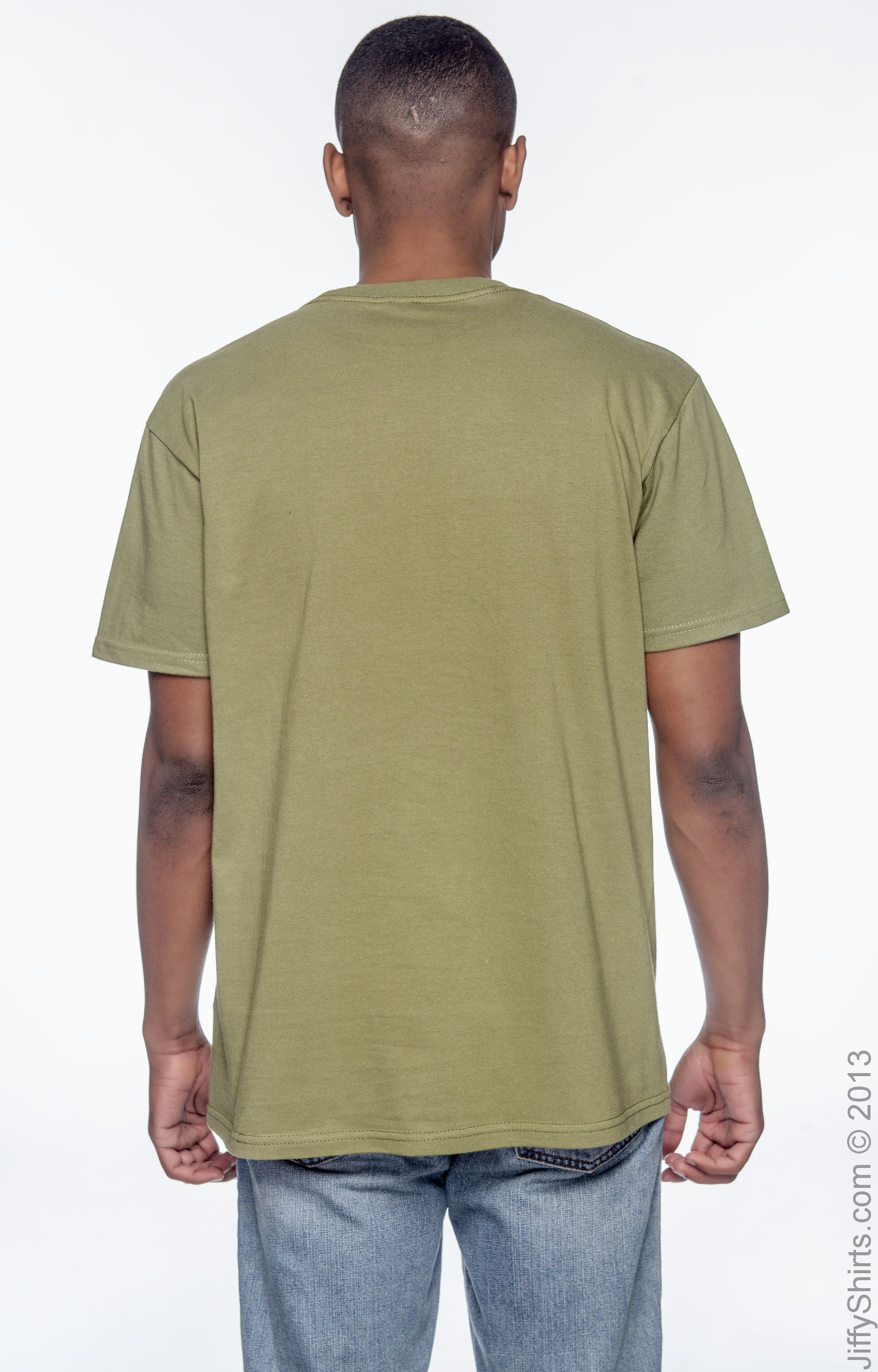 Men's 100% Organic Cotton Classic Short-Sleeve T-Shirt - Olive