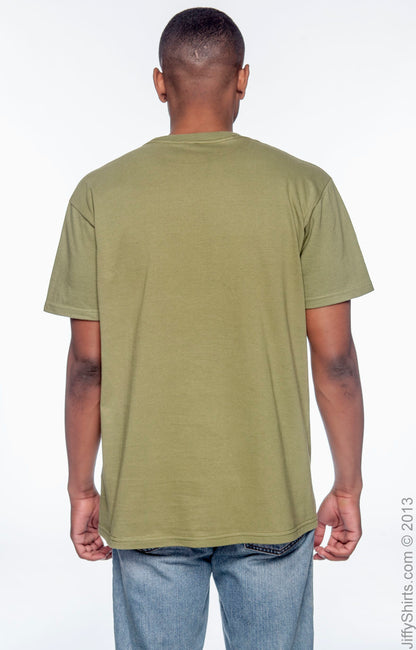 Men's 100% Organic Cotton Classic Short-Sleeve T-Shirt - Olive