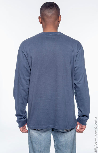 Men's 100% Organic Cotton Classic Long-Sleeve T-Shirt - Pacific