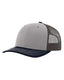 Richardson 112 - Snapback Trucker Cap - Gray / Charcoal / Navy
