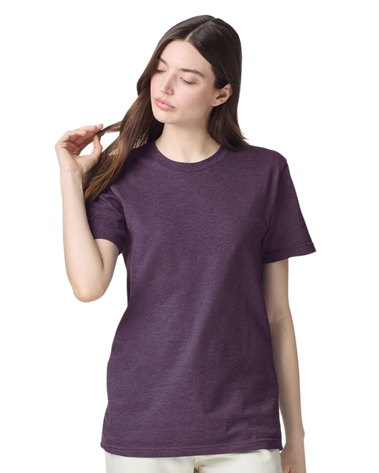 Unisex CVC T-Shirt - Heather Eggplant