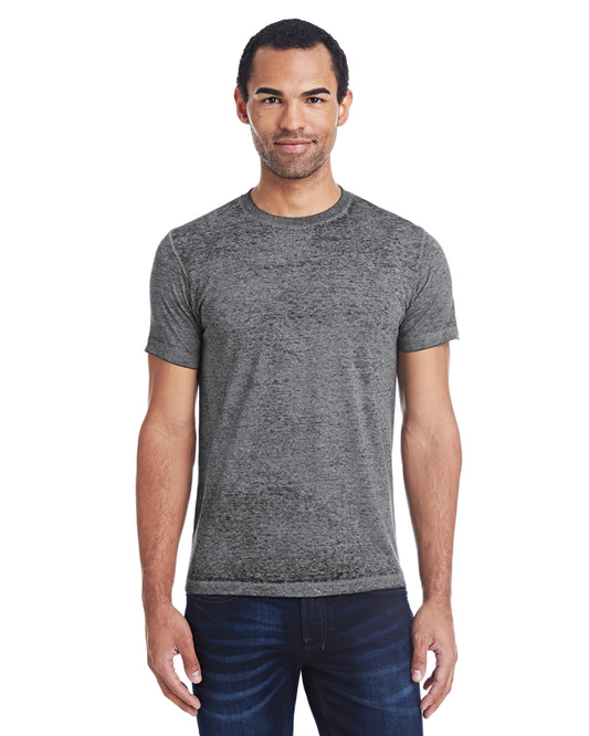 Unisex Acid Wash T-Shirt - Twilight Black