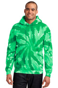 Unisex Tie-Dye Pullover Hoodie - Kelly