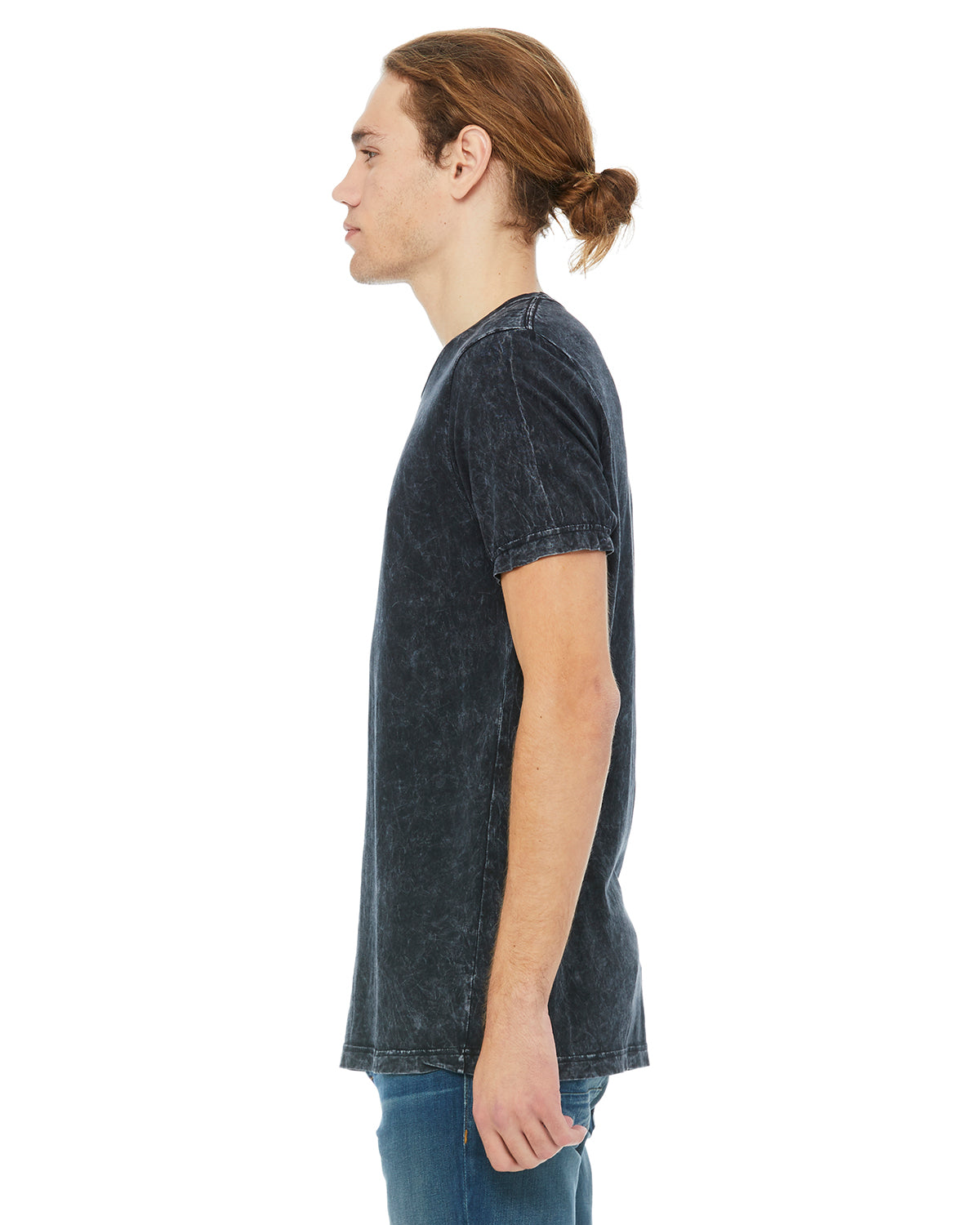 Unisex Poly-Cotton Short-Sleeve T-Shirt - Black Mineral Wash