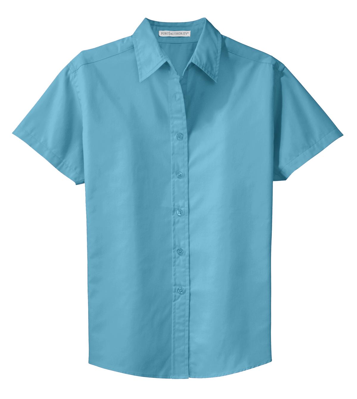 Women's Short Sleeve Easy Care Shirt - Maui Blue