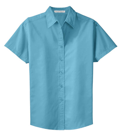 Women's Short Sleeve Easy Care Shirt - Maui Blue