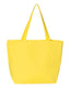 Q-Tees Q611 - 25L Zippered Tote - Yellow