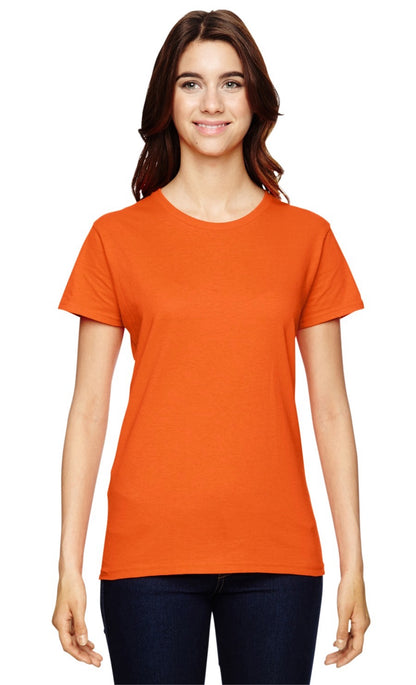 Women's Lightweight T-Shirt - Neon Orange