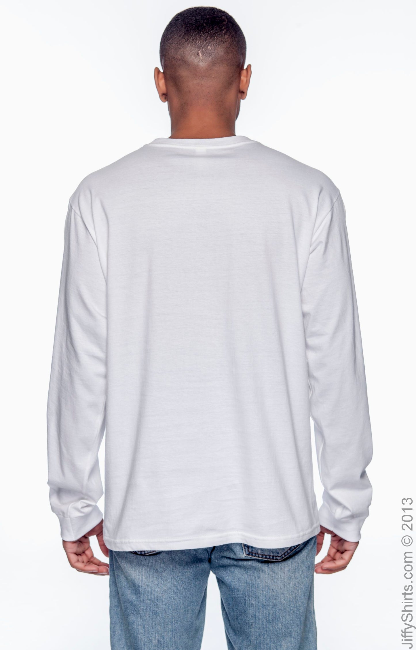 Men's 100% Organic Cotton Classic Long-Sleeve T-Shirt - White