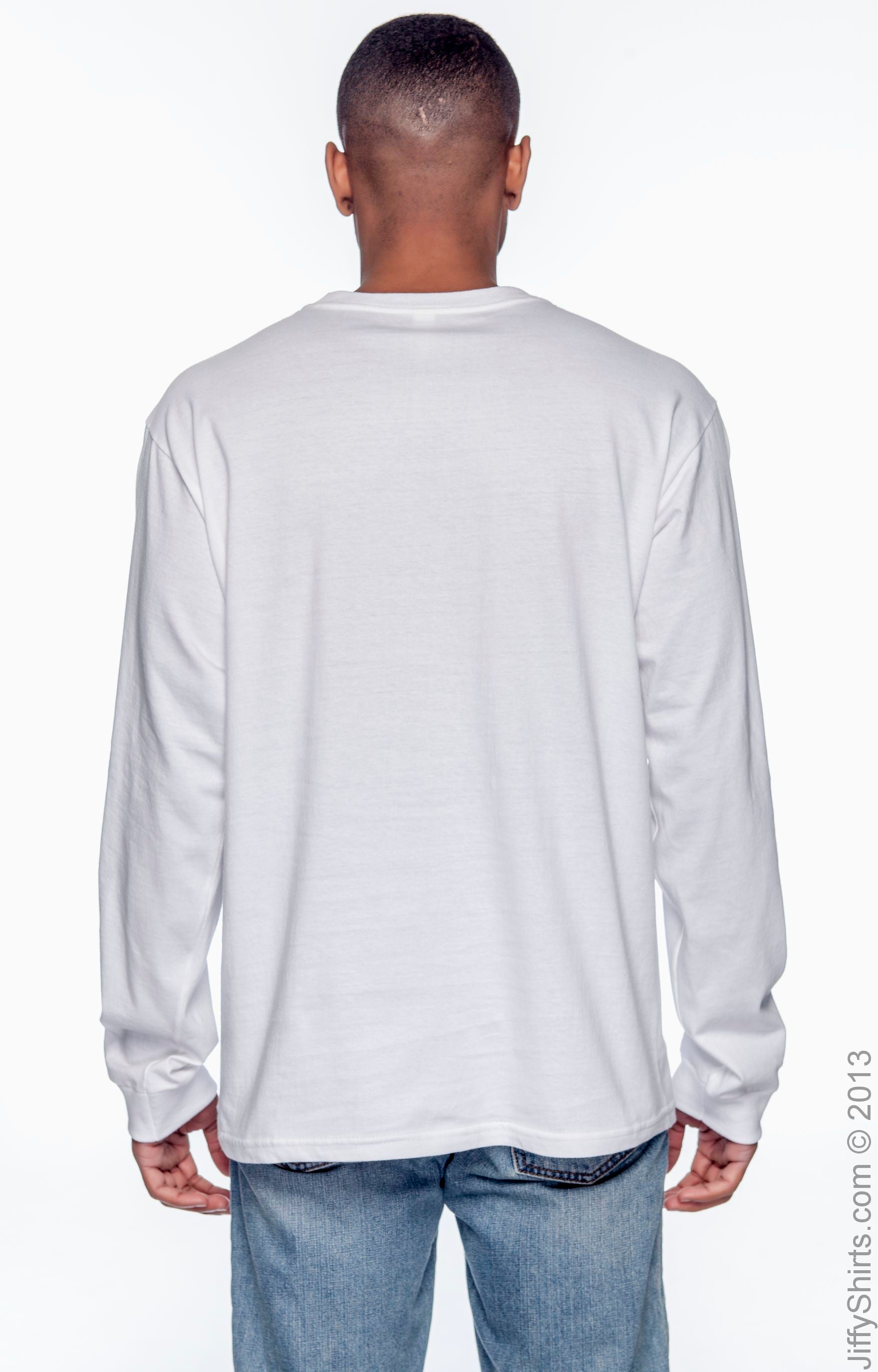 Men's 100% Organic Cotton Classic Long-Sleeve T-Shirt - White