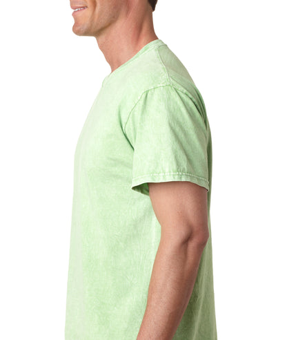 Unisex 100% Cotton Vintage Wash T-Shirt - Mineral Lime