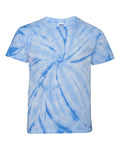 Youth Cyclone Vat-Dyed Pinwheel Short Sleeve T-Shirt - Columbia