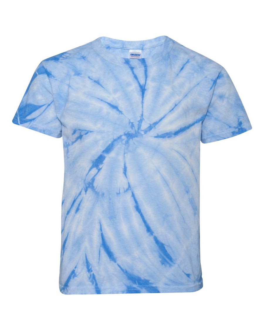 Youth Cyclone Vat-Dyed Pinwheel Short Sleeve T-Shirt - Columbia