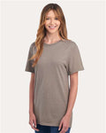 JERZEES 560MR Taupe Heather — on model side