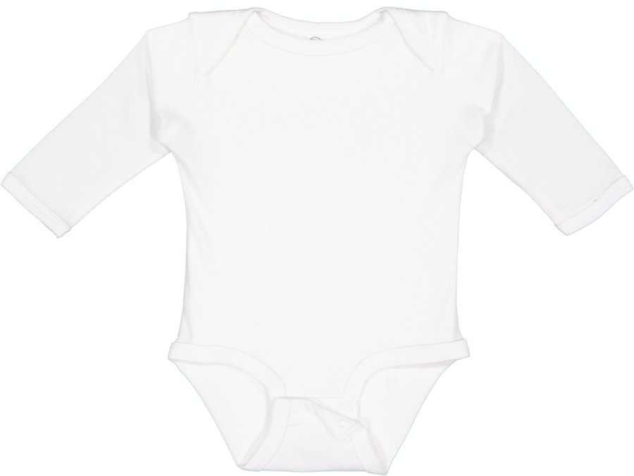 Infant Long-Sleeve Bodysuit - White