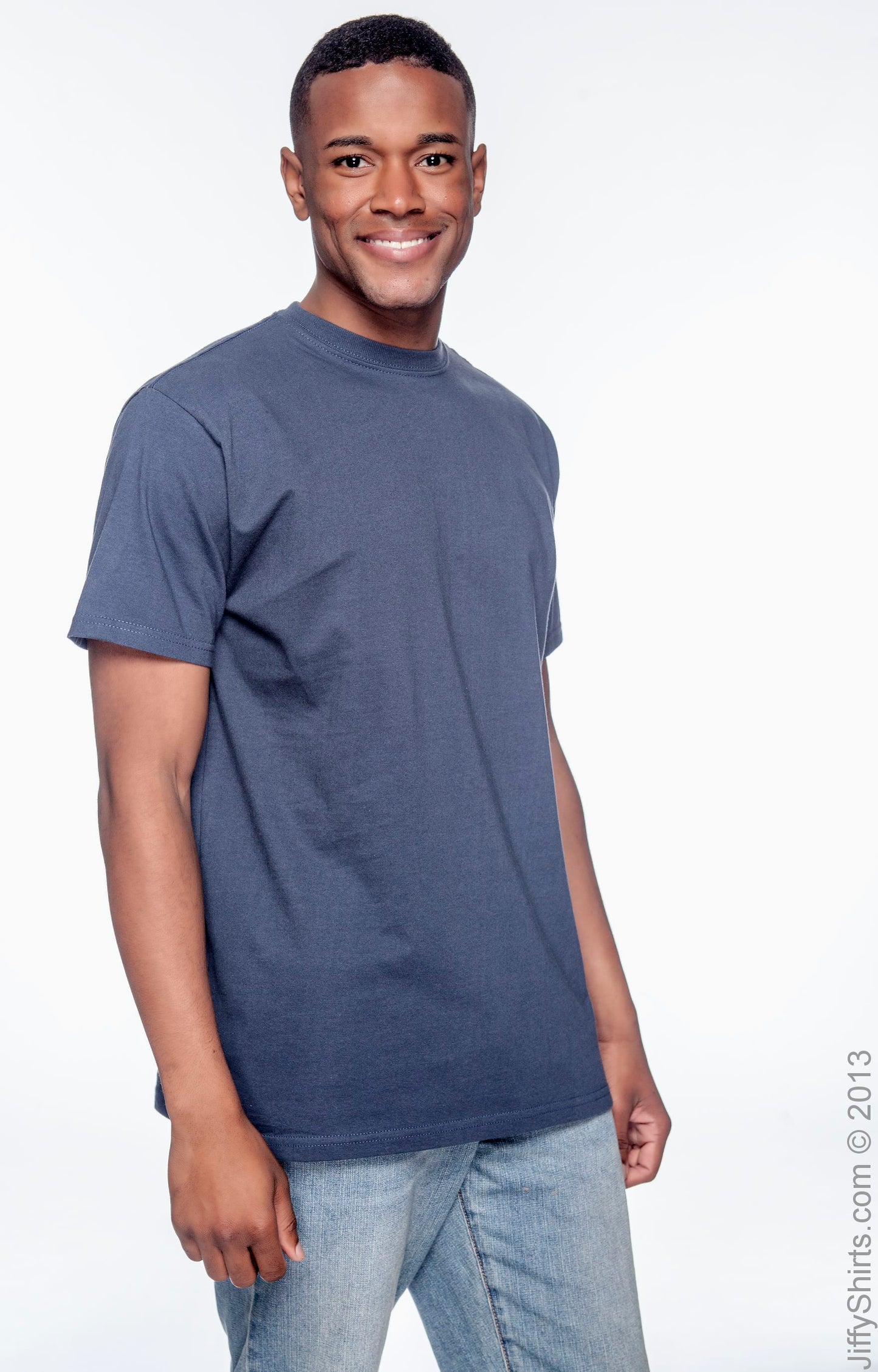 Men's 100% Organic Cotton Classic Short-Sleeve T-Shirt - Pacific