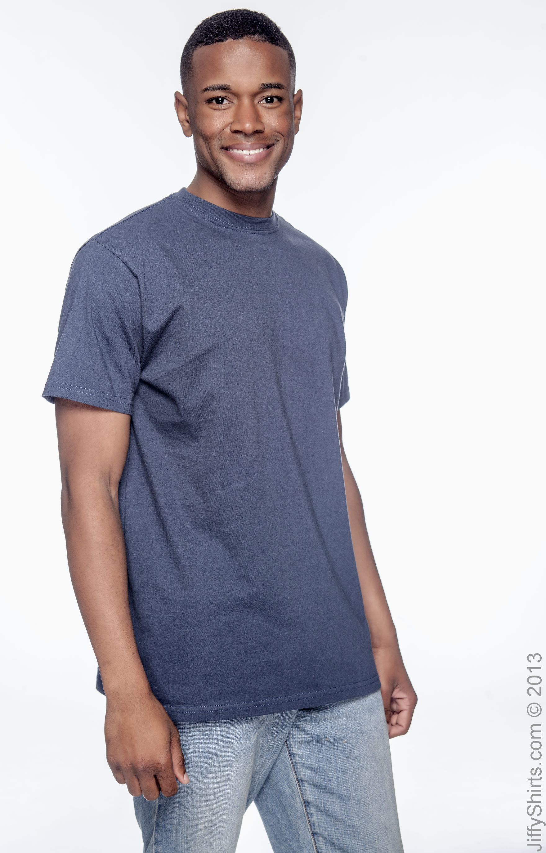 Men's 100% Organic Cotton Classic Short-Sleeve T-Shirt - Pacific